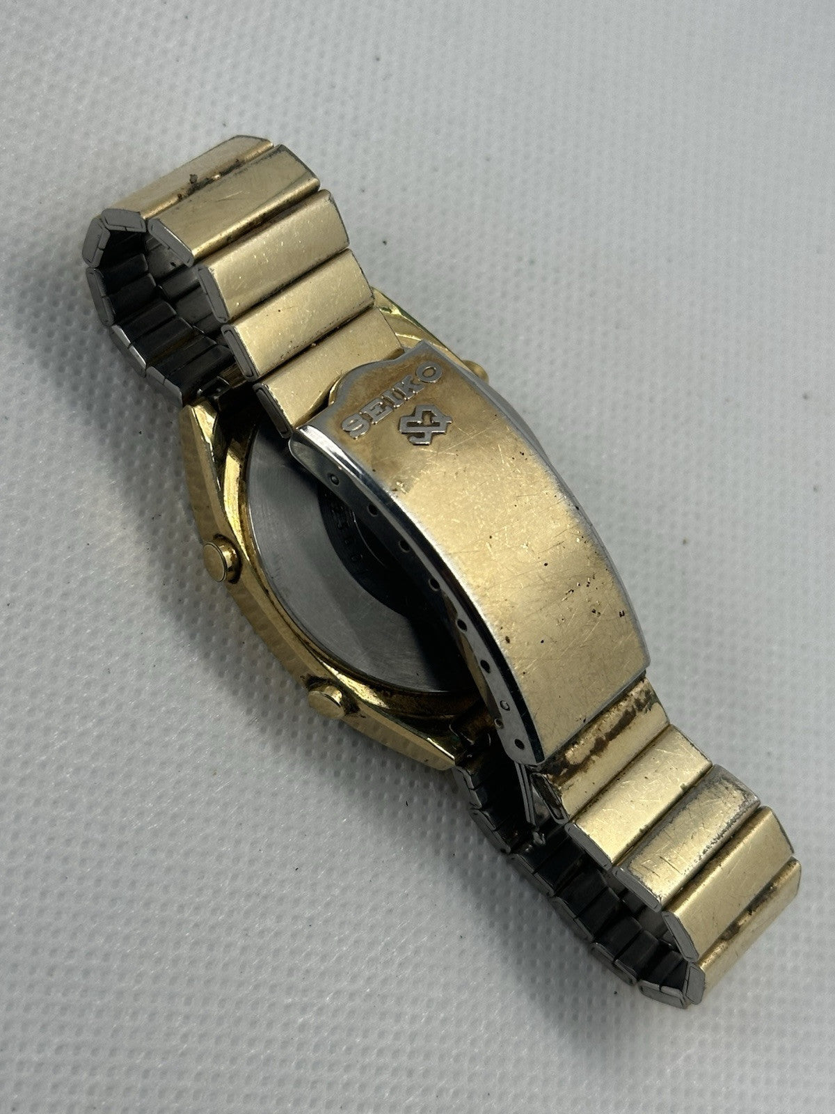 Vintage Seiko GP LCD A128-5000 Mens Quartz Alarm Chronograph Watch | Spares