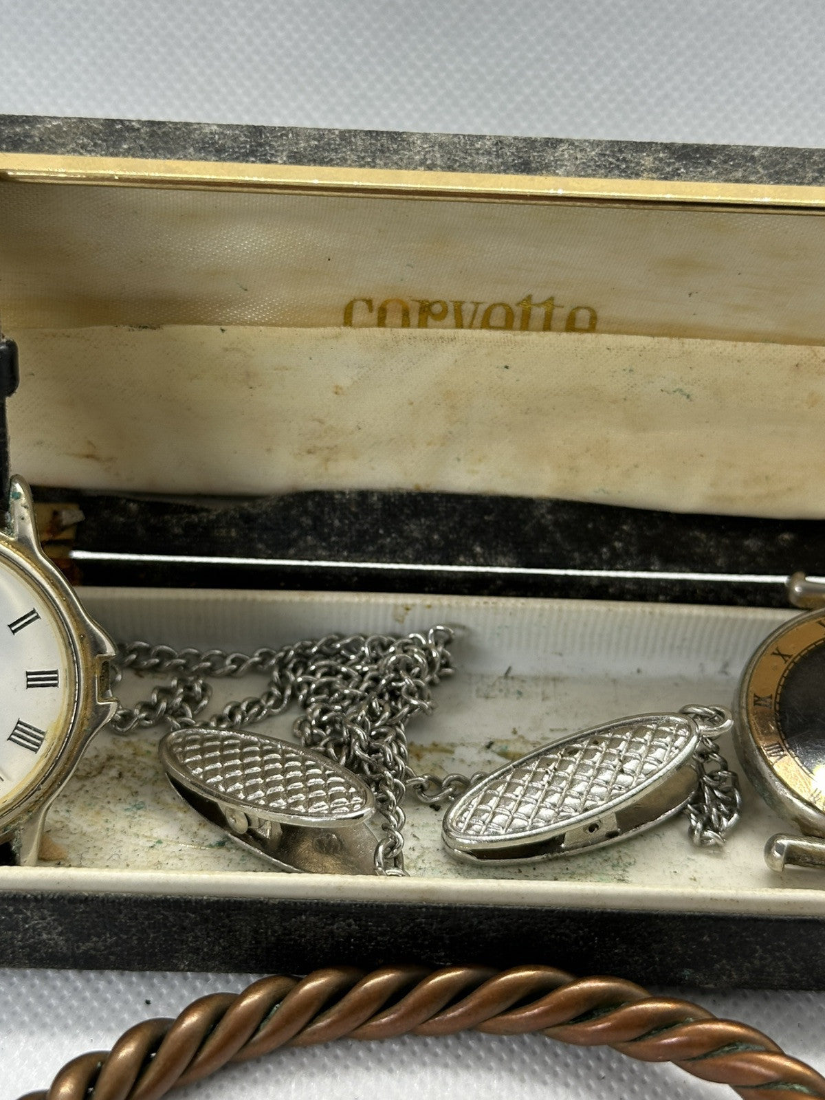 Vintage Jewellery Job Lot - Reflex Watch, Copper Bangle etc - Spares/Repairs